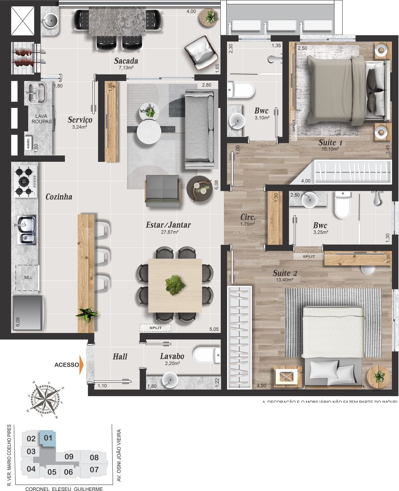 Planta 105 m&sup2;